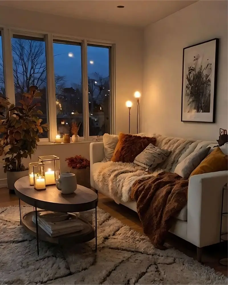 Create Warm Lighting with Candles, Lamps, and Fairy Lights