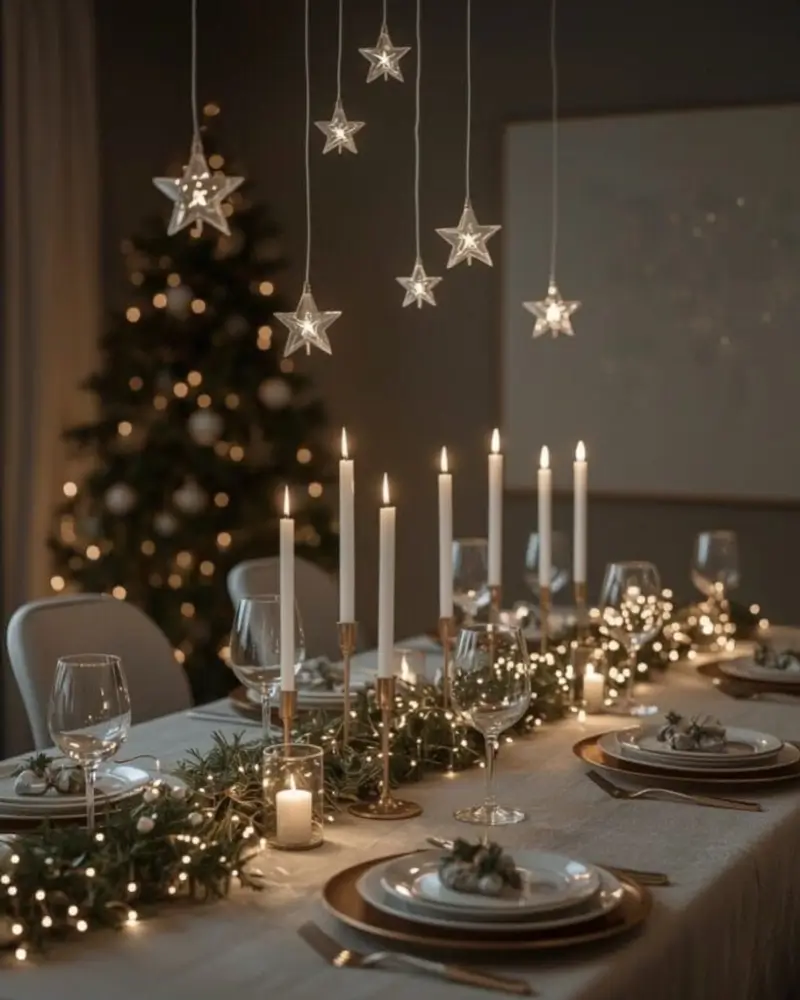 Use Candles and Warm Lighting for Instant New Year Atmosphere