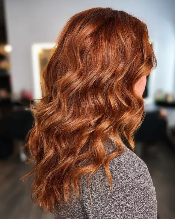 Amber Ribbon Waves