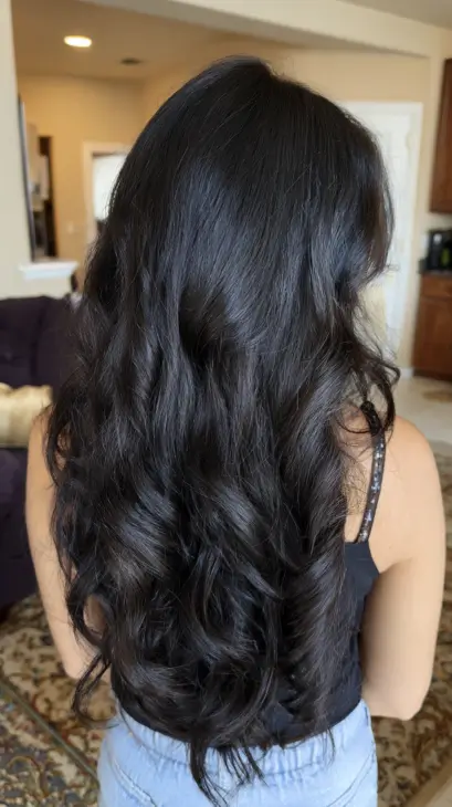 Deep Black Cascading Spiral Layers
