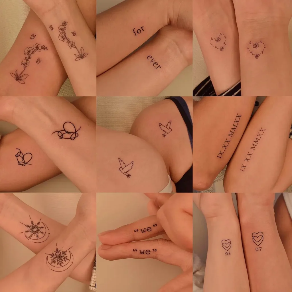Spiritual and Symbolic Fine Line Tattoos